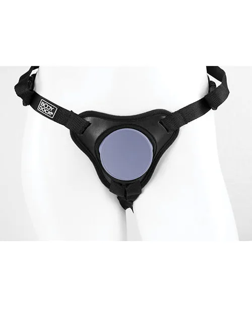 Dillio Female Sex Toys Dillio Plantinum Body Dock Harness System LavenderBlack