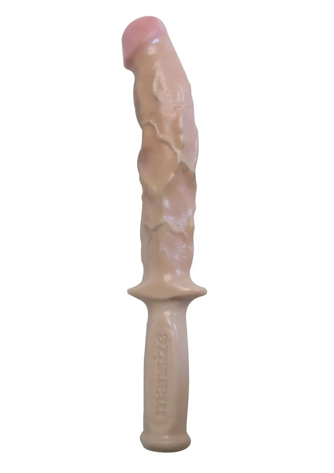 Doc Johnson Dildos The Hard Rammer Dildo with Handle Vanilla Doc Johnson Dildos The Hard Rammer Dildo with Handle Vanilla