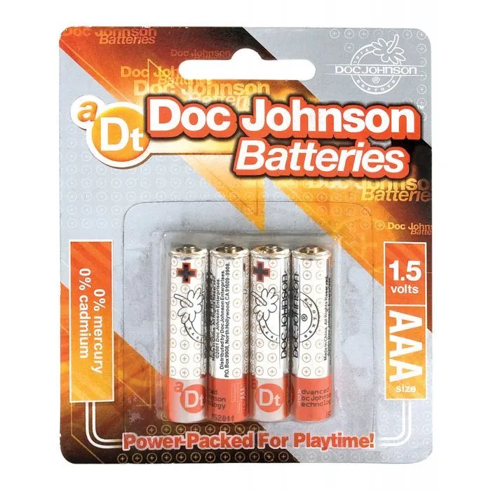 Doc Johnson Enhancers Doc Johnson Batteries AAA 4 Pack