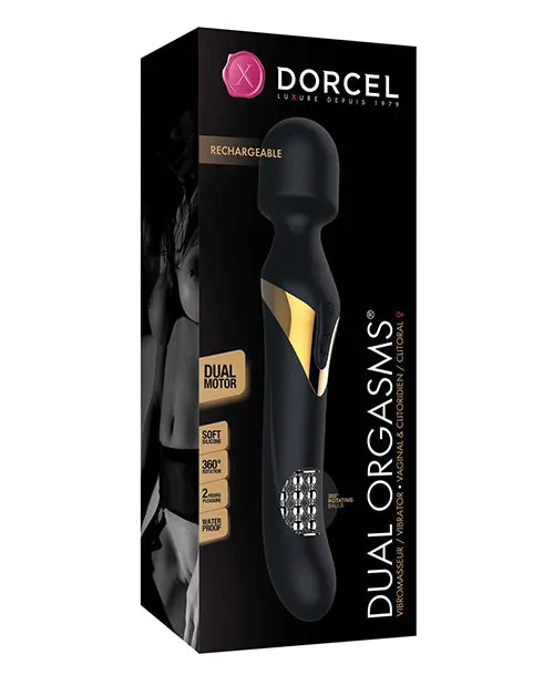 Dorcel Vibrators Dorcel Dual Orgasms Wand BlackGold Dorcel Vibrators Dorcel Dual Orgasms Wand BlackGold