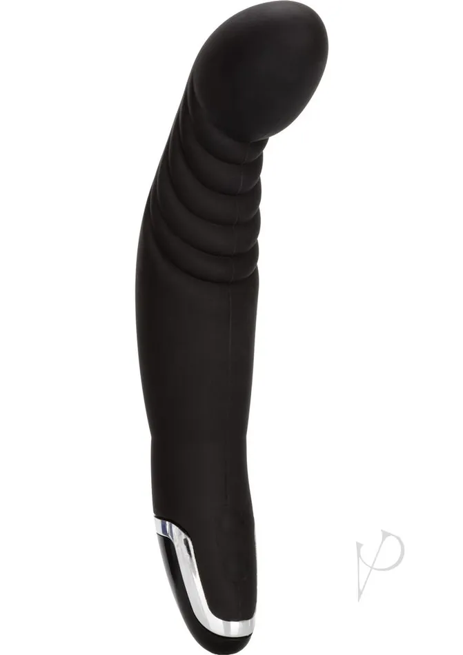 Dr Joel Kaplan Silicone Ridged Prostate Stimulator Black Dr Joel Kaplan Anal