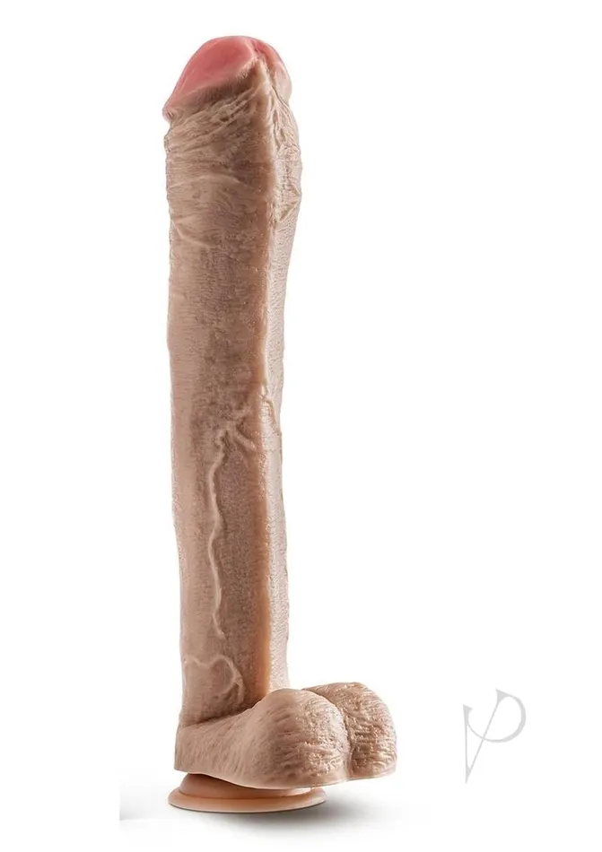 Dr Skin Dildos Dr Skin Silver Collection Mr Ed Dildo with Balls and Suction Cup 13in Vanilla Dr Skin Dildos Dr Skin Silver Collection Mr Ed Dildo with Balls and Suction Cup 13in Vanilla