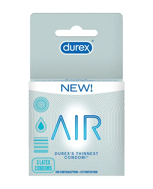 Durex Male Sex Toys Durex Air Lubricated Extra Thin Latex Condoms 3Pack Durex Male Sex Toys Durex Air Lubricated Extra Thin Latex Condoms 3Pack