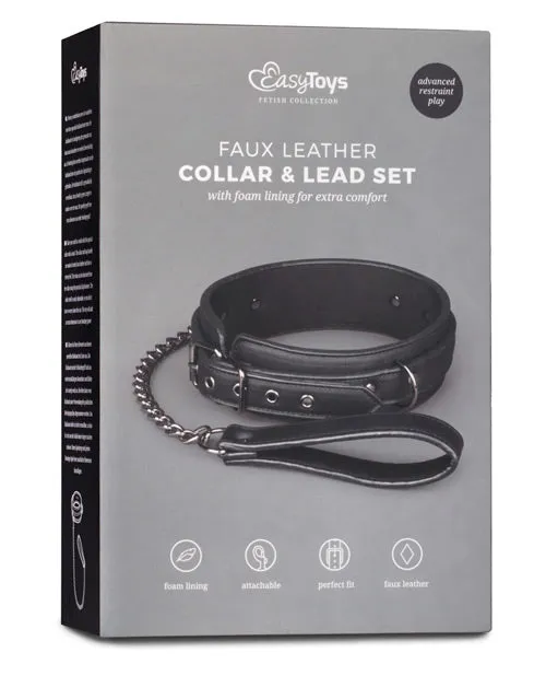 Easy Toys Anal Easy Toys Fetish Collar wLeash Black