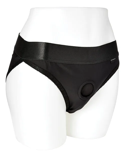 EmEx Female Sex Toys EM EX Active Harness Wear Silouette Harness Bikini Cut Extra Small Black