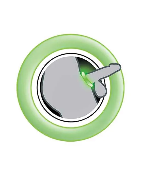 Enhancer Glow Rings Silicone Cockring Green Enhancer Female Sex Toys