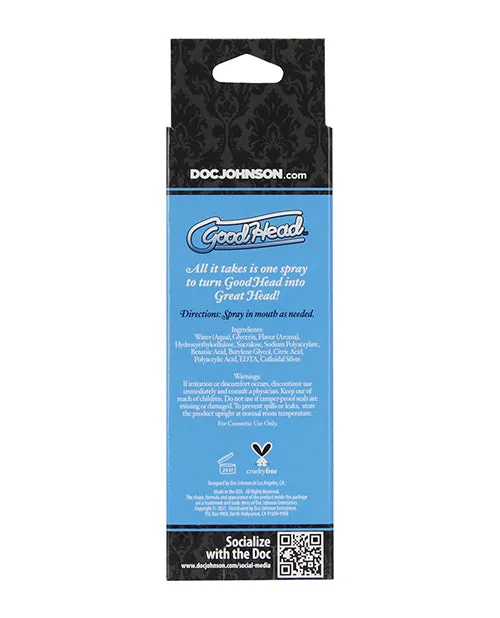 Enhancers Good Head GoodHead Juicy Head Dry Mouth Spray Cotton Candy 2oz