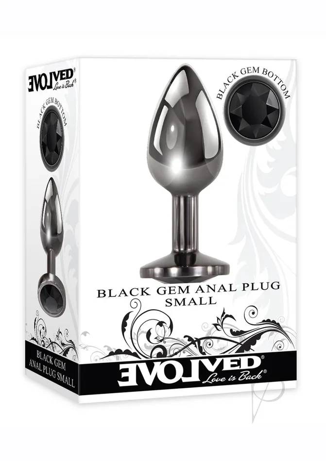 Evolved Black Gem Anal Plug Small Anal