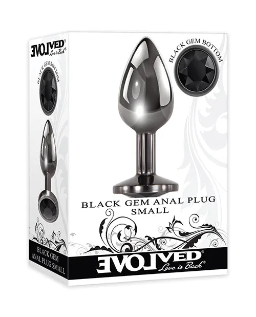 Evolved Black Gem Anal Plug Small Anal