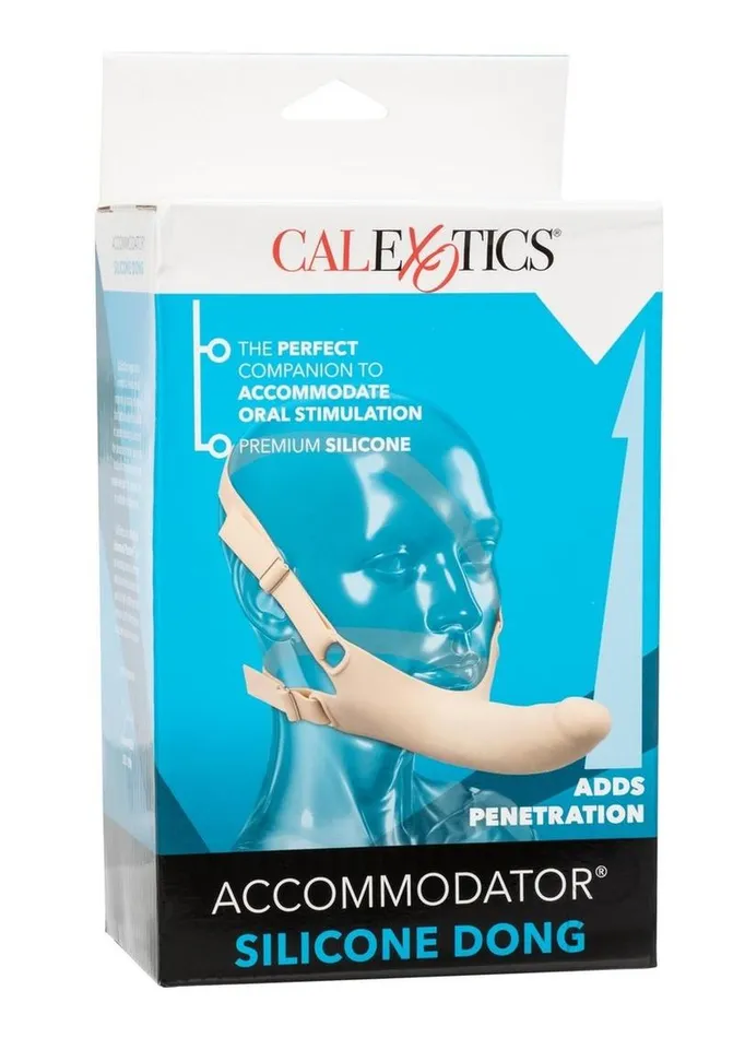 Extensions Accommodator Silicone Dong Vanilla Dildos
