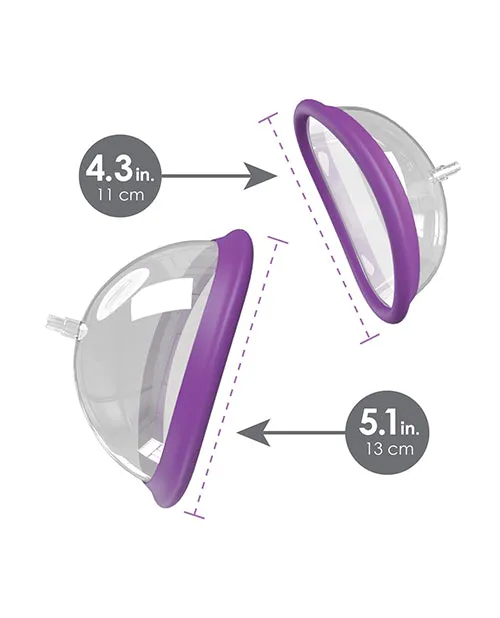 Fantasy For Her Female Sex Toys Fantasy For Her Rechargeable Pleasure Pump Kit with Wired Remote Control PurpleClear