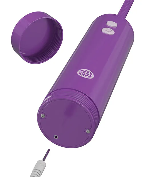 Fantasy For Her Female Sex Toys Fantasy For Her Rechargeable Pleasure Pump Kit with Wired Remote Control PurpleClear