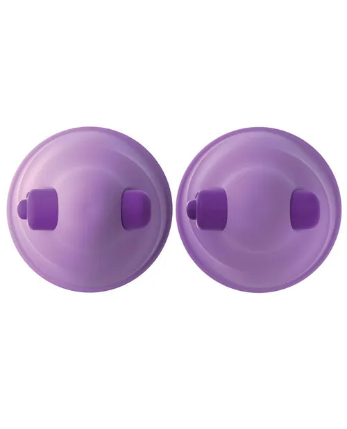 Fantasy For Her Female Sex Toys Fantasy For Her Silicone Vibrating Nipple Suck Hers Waterproof 2in Purple