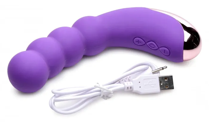 Female Sex Toys 50X Silicone Beaded Vibrator Gossip