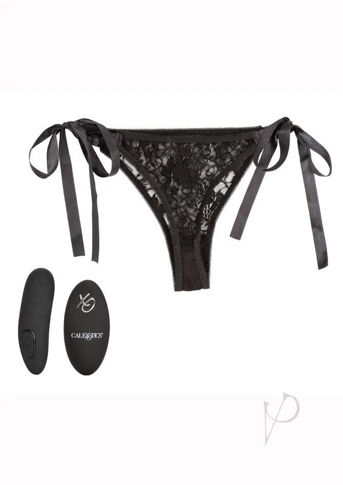 Female Sex Toys CalExotics Silicone Rechargeable Lace Thong Panty Vibe with Remote Control 3 pieces OS Black Remote Controlled Vibes Female Sex Toys CalExotics Silicone Rechargeable Lace Thong Panty Vibe with Remote Control 3 pieces OS Black Remote Controlled Vibes