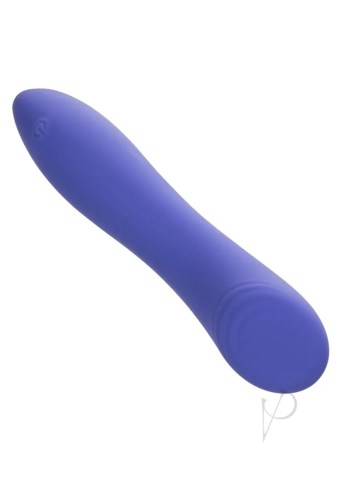 Female Sex Toys Connect CalExotics Connect Contoured G Rechargeable Silicone App Compatible GSpot Vibrator with Remote Control Purple