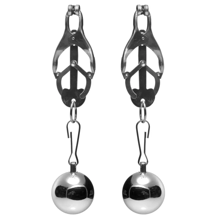 Female Sex Toys Deviant Monarch Weighted Nipple Clamps Master Series