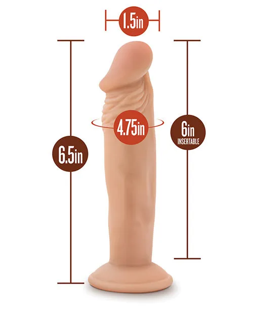 Female Sex Toys Dr Skin Dr Skin Silver Collection Dr Small Dildo with Suction Cup 6in Vanilla Female Sex Toys Dr Skin Dr Skin Silver Collection Dr Small Dildo with Suction Cup 6in Vanilla