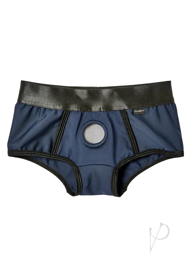 Female Sex Toys EmEx EM EX Active Harness Wear Fit Harness Boy Shorts Large Blue