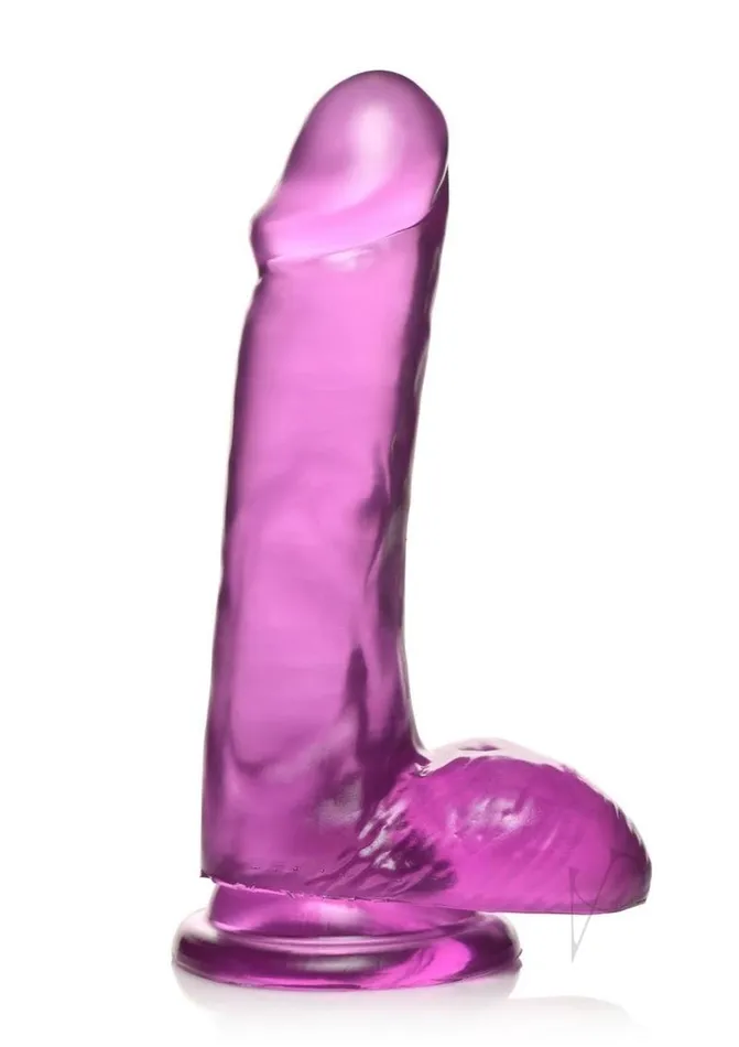 Female Sex Toys Lollicock Lollicock Slim Stick Dildo with Balls 6in Grape Ice