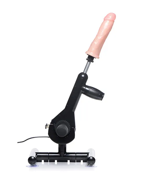 Female Sex Toys Lovebotz LoveBotz ProBang Plug In Sex Machine with Remote Control Black
