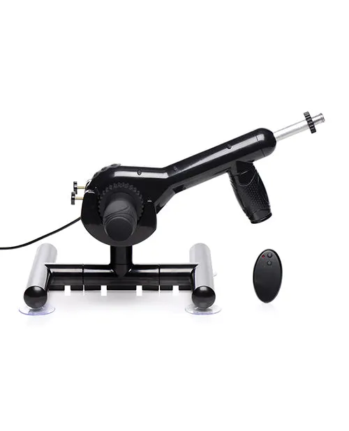 Female Sex Toys Lovebotz LoveBotz ProBang Plug In Sex Machine with Remote Control Black