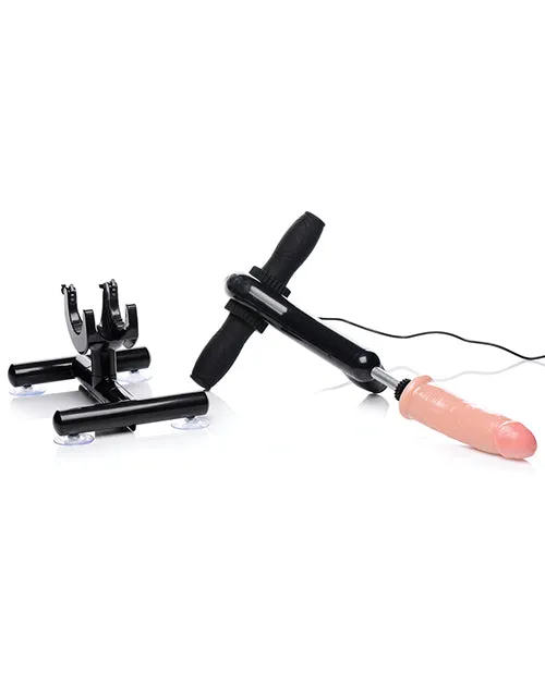 Female Sex Toys Lovebotz LoveBotz ProBang Plug In Sex Machine with Remote Control Black
