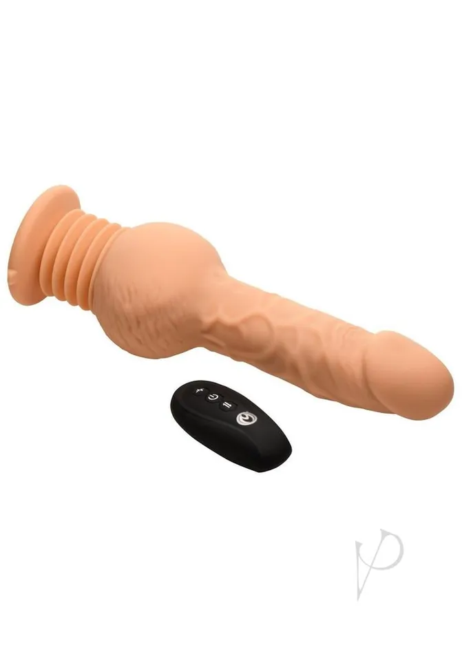 Female Sex Toys Master Series Passion Pounder Thrusting Sex Shaker Rechargeable Silicone Vibrator Vanilla Master Series Female Sex Toys Master Series Passion Pounder Thrusting Sex Shaker Rechargeable Silicone Vibrator Vanilla Master Series
