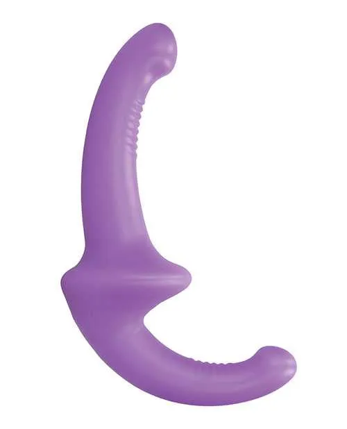 Female Sex Toys Ouch Shots Ouch Silicone Strapless Strap On Purple