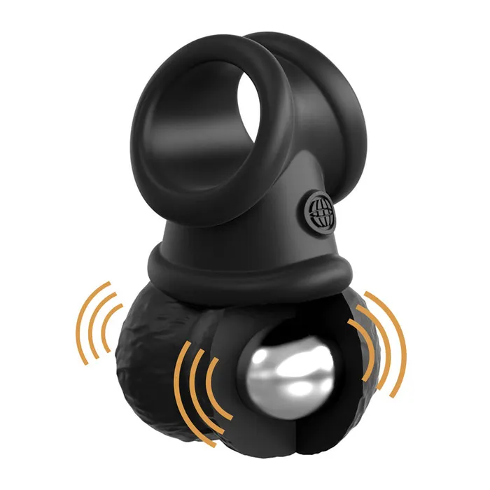 Female Sex Toys Pipedream King Cock Elite Crown Jewels Vibrating Swinging Balls