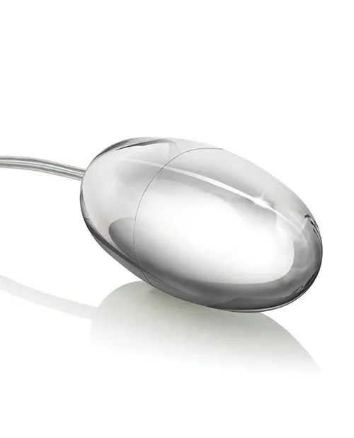 Female Sex Toys Pocket Exotics Pocket Exotics Impulse Silver Bullet with Wired Remote Control Silver