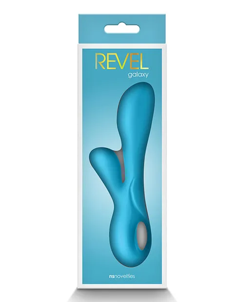 Female Sex Toys Revel Galaxy Rechargeable Silicone Rabbit Vibrator Blue Revel Female Sex Toys Revel Galaxy Rechargeable Silicone Rabbit Vibrator Blue Revel