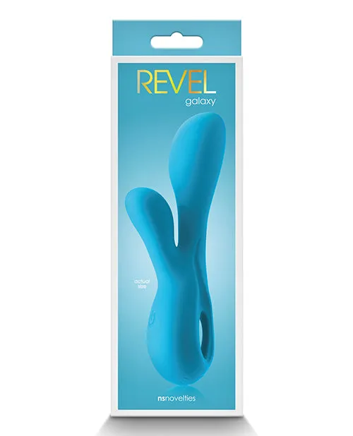 Female Sex Toys Revel Galaxy Rechargeable Silicone Rabbit Vibrator Blue Revel Female Sex Toys Revel Galaxy Rechargeable Silicone Rabbit Vibrator Blue Revel