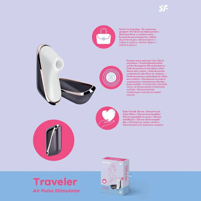 Female Sex Toys Satisfyer Satisfyer Pro Traveler Clitoral Stimulator
