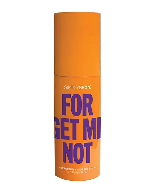 Female Sex Toys Simply Sexy Simply Sexy Pheromone Body Mist Forget Me Not 335oz