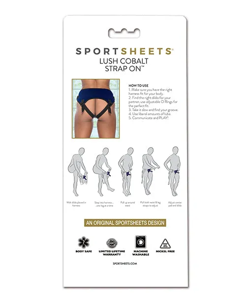 Female Sex Toys Sportsheets Lush Colbalt Strap On Blue Female Sex Toys Sportsheets Lush Colbalt Strap On Blue