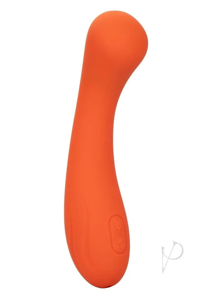 Female Sex Toys Stella Liquid Silicone GWand Rechargeable Vibrator Orange Stella