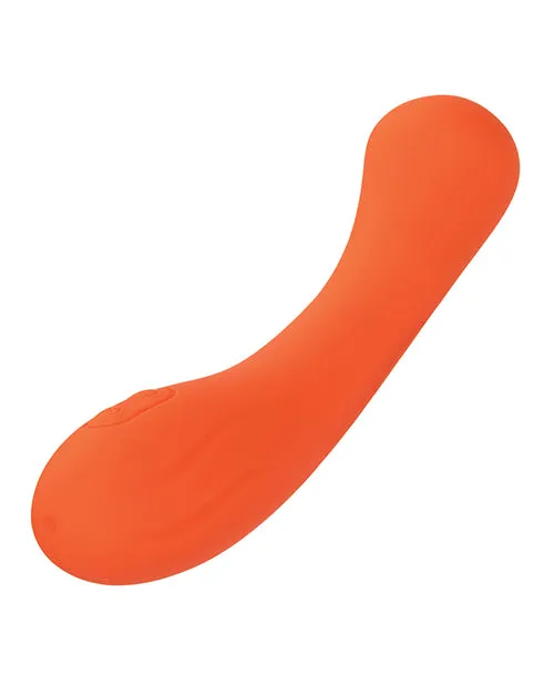 Female Sex Toys Stella Liquid Silicone GWand Rechargeable Vibrator Orange Stella