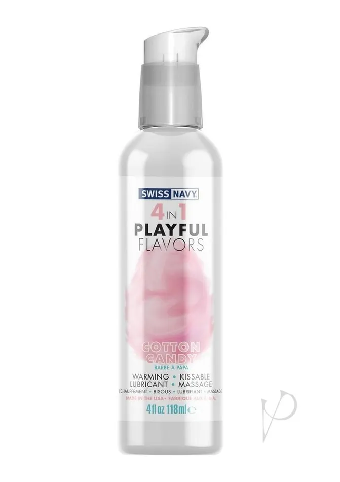Female Sex Toys Swiss Navy Swiss Navy 4 in 1 Flavored Lubricant 4oz Cotton Candy Female Sex Toys Swiss Navy Swiss Navy 4 in 1 Flavored Lubricant 4oz Cotton Candy