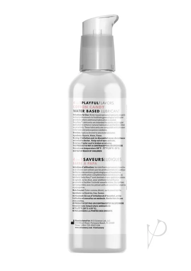 Female Sex Toys Swiss Navy Swiss Navy 4 in 1 Flavored Lubricant 4oz Cotton Candy Female Sex Toys Swiss Navy Swiss Navy 4 in 1 Flavored Lubricant 4oz Cotton Candy