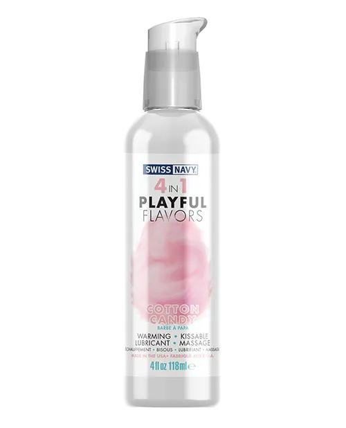Female Sex Toys Swiss Navy Swiss Navy 4 in 1 Flavored Lubricant 4oz Cotton Candy Female Sex Toys Swiss Navy Swiss Navy 4 in 1 Flavored Lubricant 4oz Cotton Candy