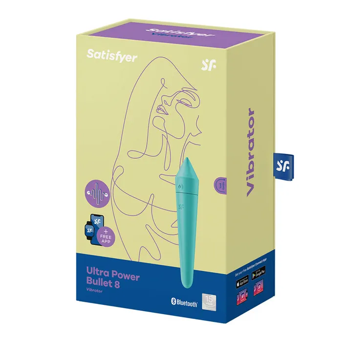 Female Sex Toys Wild Night Fantasies Satisfyer Ultra Power Bullet 8 Vibrator with App Control
