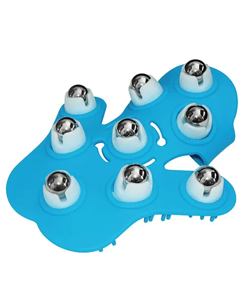 Fuzu Vibrators Fuzu Glove Massager Neon Blue Fuzu Vibrators Fuzu Glove Massager Neon Blue