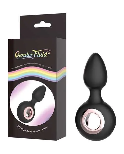 Gender Fluid Tremor Ring Plug Anal Vibe Black Gender Fluid Anal Gender Fluid Tremor Ring Plug Anal Vibe Black Gender Fluid Anal