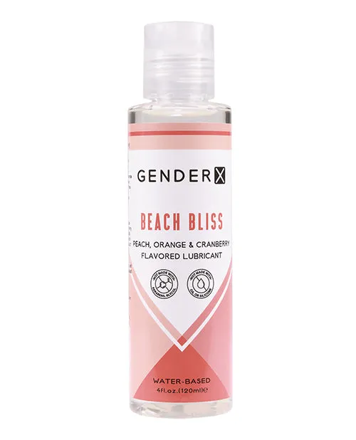 Gender X Anal Gender X Beach Bliss Water Based Flavored Lubricant 4oz Peach