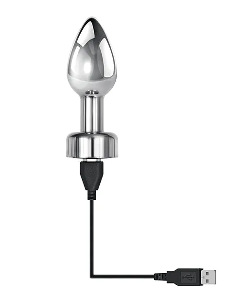 Gender X Gender X Rockin Metal Plug Rechargeable Butt Plug Silver Anal