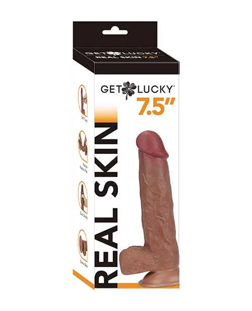 Get Lucky 75 Real Skin Series Light Brown Get Lucky Dildos Get Lucky 75 Real Skin Series Light Brown Get Lucky Dildos