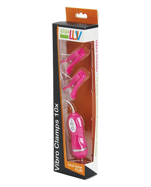 Gigaluv Vibrators GigaLuv Vibro Clamps 10 Functions Pink Gigaluv Vibrators GigaLuv Vibro Clamps 10 Functions Pink