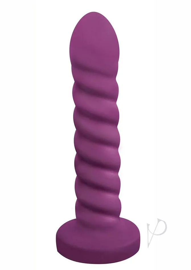 Gossip Female Sex Toys Gossip Soft Swirl 21x Rechargeable Silicone Vibrator with Remote Control Purple