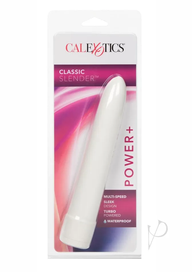 Hard Vibes Female Sex Toys Classic Slender Vibrator White